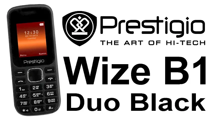 Простой недорогой мобильник Prestigio Wize B1 Duo Black Simple and Inexpensive Mobile Phone