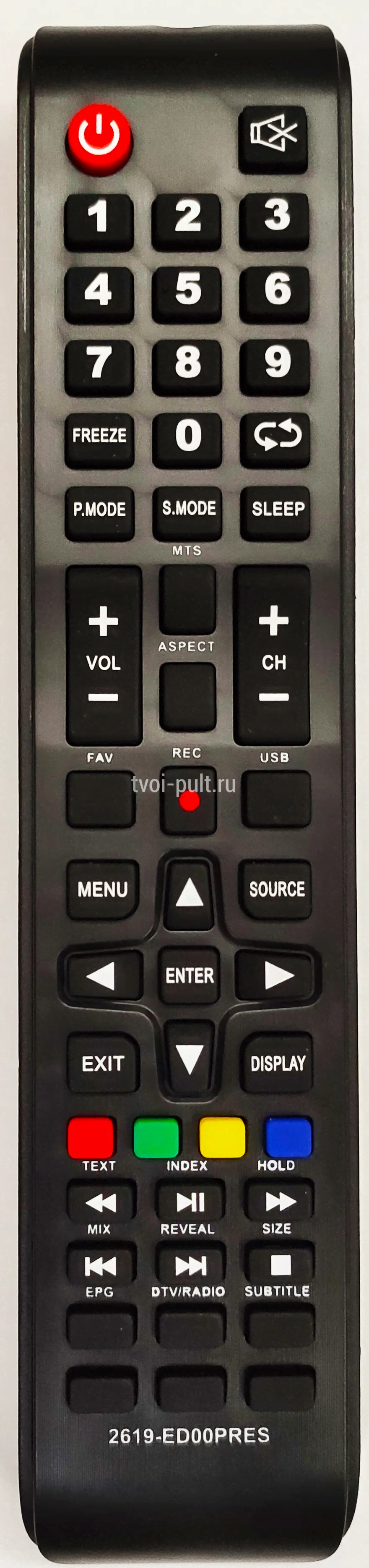 Prestigio 2619-ED00PRES, 2619-ED0WPRES, 2619-ED00POLA пульт для телевизора-0