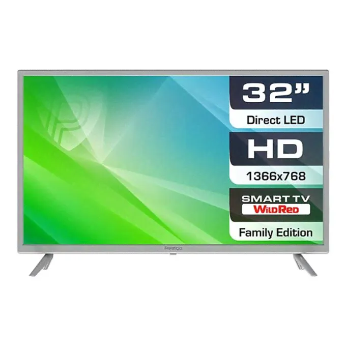 Телевизор LED Prestigio 32" TOP WR серебристый (PTV32SS06Z_CIS_ML)