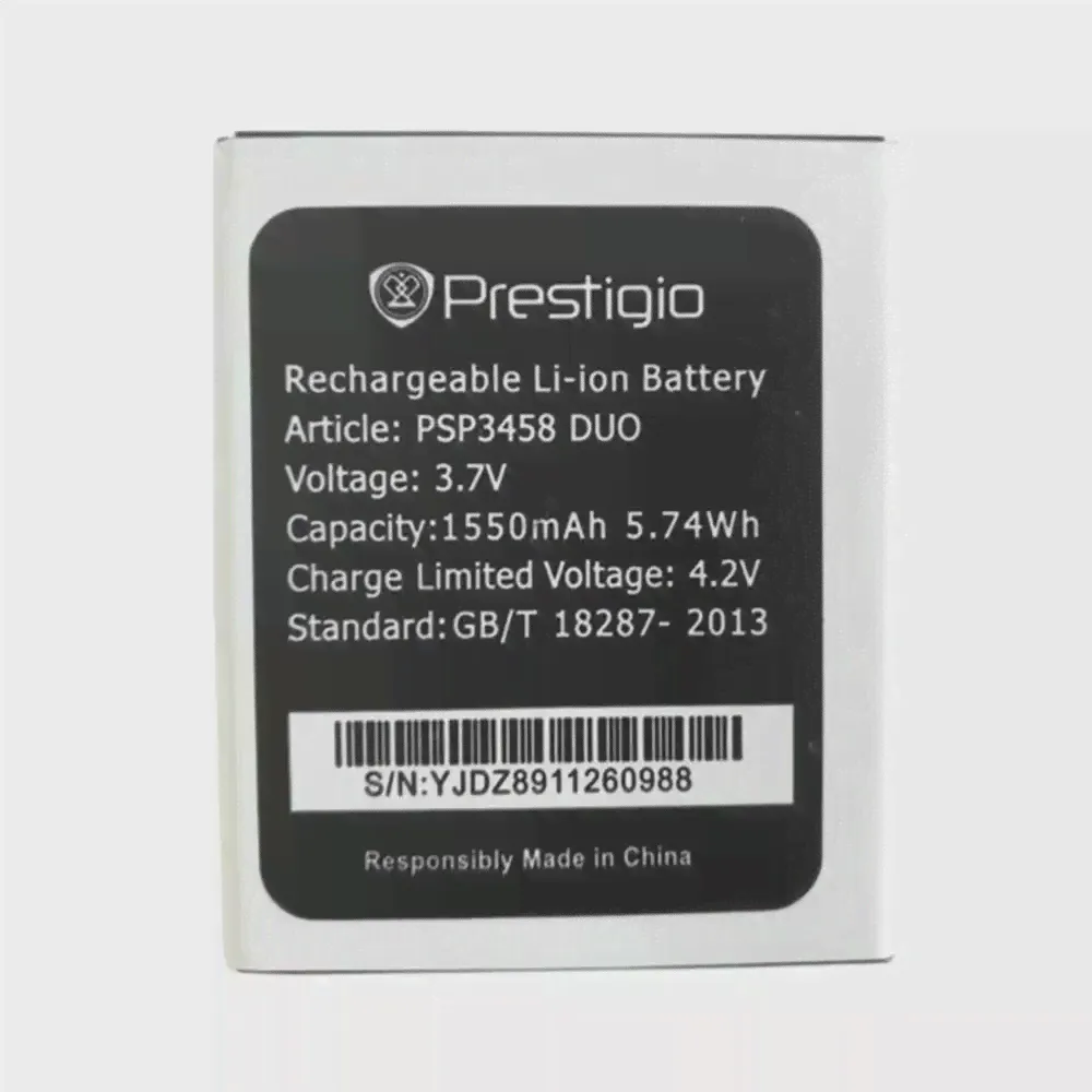 Оригинальный аккумулятор PSP3458 DUO для Prestigio wize O3