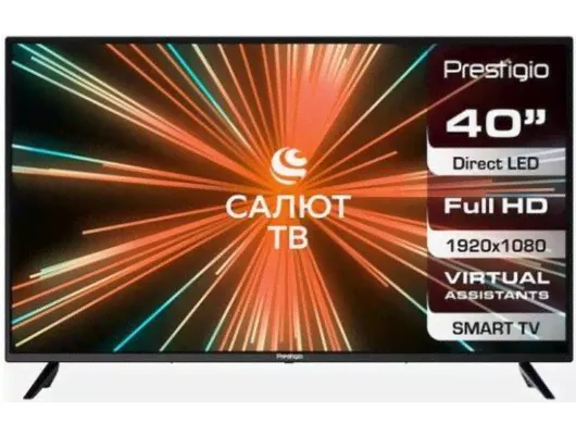 Prestigio PTV40SS07Y CIS BK/40"/Full HD/Smart TV/Wi-Fi-0